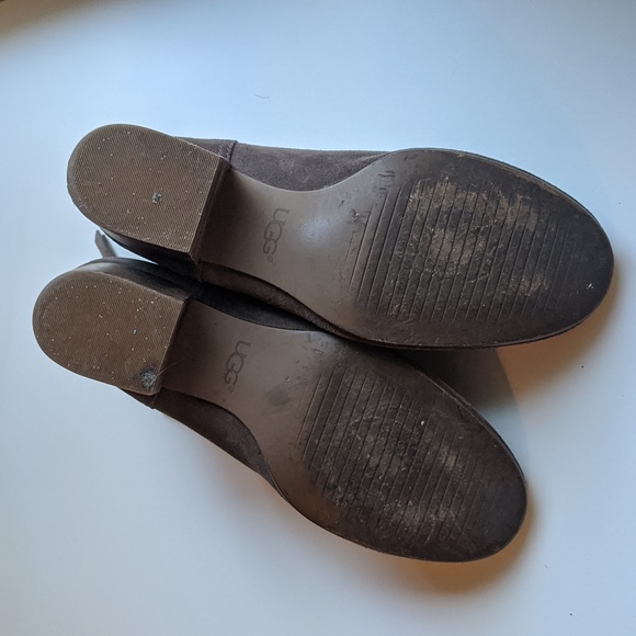 Ugg Ankle Booties Brown Suede - Picture 7 of 10